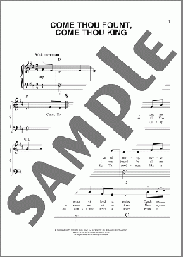 Come Thou Fount, Come Thou King(Traditional/Thomas Miller) 楽譜 その他 ダウンロード