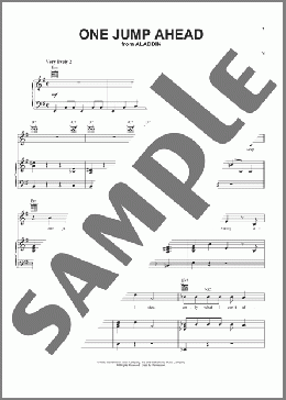 One Jump Ahead (from Aladdin)(Alan Menken) 楽譜 ピアノ & ボーカル & ギター ダウンロード