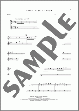 When I'm Sixty-Four(The Beatles) 楽譜 その他 ダウンロード