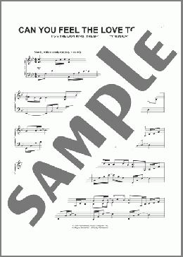 Can You Feel The Love Tonight (from The Lion King) (arr. Mark Hayes)(Elton John) 楽譜 ピアノ（ソロ） ダウンロード