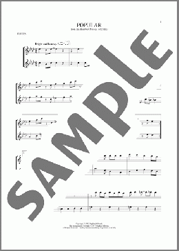 Popular (from Wicked)(Stephen Schwartz) 楽譜 その他 ダウンロード