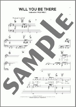 Will You Be There (Theme from Free Willy)(Michael Jackson) 楽譜 ピアノ & ボーカル & ギター ダウンロード