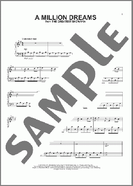 A Million Dreams (from The Greatest Showman)(Pasek & Paul) 楽譜 ピアノ（ソロ） ダウンロード