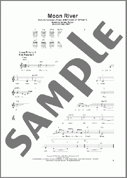 Moon River(Andy Williams) 楽譜 メロディ ダウンロード