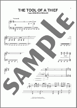 The Tool of a Thief (from Avengers: Endgame)(Alan Silvestri) 楽譜 ピアノ（ソロ） ダウンロード