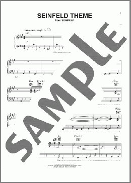 Seinfeld Theme(Ezra Koenig) 楽譜 ピアノ（ソロ） ダウンロード