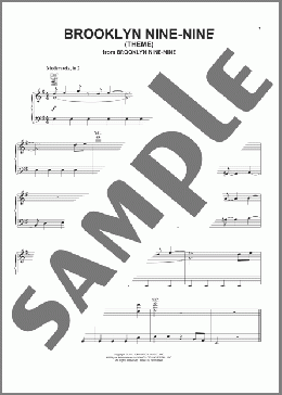 Brooklyn Nine-Nine (Theme)(Stuart Petty) 楽譜 ピアノ（ソロ） ダウンロード