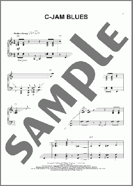 C-Jam Blues (arr. Brent Edstrom)(Duke Ellington) 楽譜 ピアノ（ソロ） ダウンロード