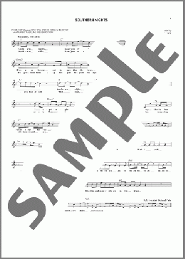 Southern Nights(Glen Campbell) 楽譜 その他 ダウンロード