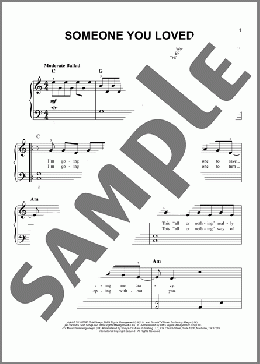 Someone You Loved(Lewis Capaldi) 楽譜 その他 ダウンロード
