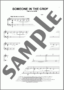 Someone In The Crowd (from La La Land)(Emma Stone) 楽譜 ピアノ（ソロ） ダウンロード