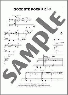 Goodbye Pork Pie Hat(Charles Mingus) 楽譜 ピアノ（ソロ） ダウンロード