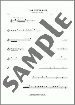 Love Never Dies(Glenn Slater/Andrew Lloyd Webber) 楽譜 フルート ダウンロード