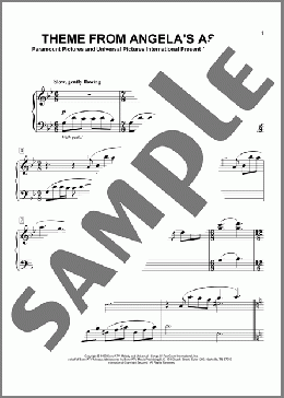 Theme From Angela's Ashes(John Williams) 楽譜 ピアノ（ソロ） ダウンロード