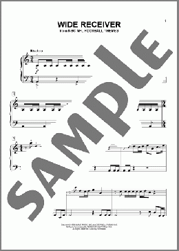 Wide Receiver(John Williams) 楽譜 ピアノ（ソロ） ダウンロード