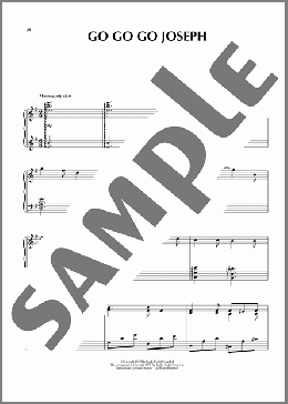 Go Go Go Joseph (from Joseph And The Amazing Technicolor Dreamcoat)(Andrew Lloyd Webber) 楽譜 ピアノ（ソロ） ダウンロード