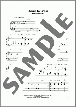 Theme To Grace(Vince Guaraldi) 楽譜 ピアノ（ソロ） ダウンロード