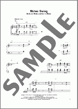 Moten Swing(Oscar Peterson) 楽譜 ピアノ（ソロ） ダウンロード