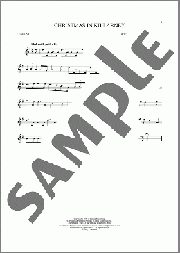 Christmas In Killarney(Frank Weldon/John Redmond/John Redmond & Frank Weldon) 楽譜 テナーサックス（ソロ） ダウンロード