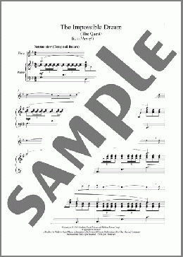 The Impossible Dream (The Quest) (from Man Of La Mancha)(Mitch Leigh) 楽譜 その他 ダウンロード