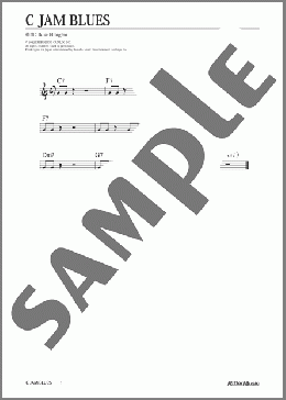 C Jam Blues(Duke Ellington) 楽譜 メロディ 中級 ダウンロード