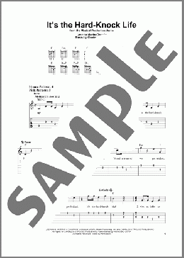 It's The Hard-Knock Life (from Annie)(Martin Charnin/Charles Strouse) 楽譜 ギター（ソロ） ダウンロード