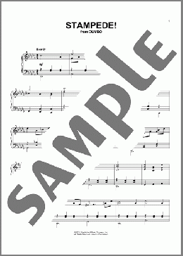 Stampede! (from the Motion Picture Dumbo)(Danny Elfman) 楽譜 ピアノ（ソロ） ダウンロード