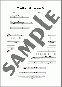 You Keep Me Hangin' On(The Supremes) 楽譜 ベース ダウンロード