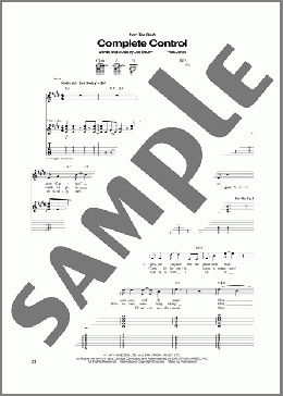 Complete Control(The Clash) 楽譜 ギター（ソロ） ダウンロード