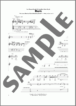 Burn(Deep Purple) 楽譜 ギター（ソロ） ダウンロード