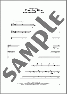 Tumbling Dice(The Rolling Stones) 楽譜 ベース ダウンロード