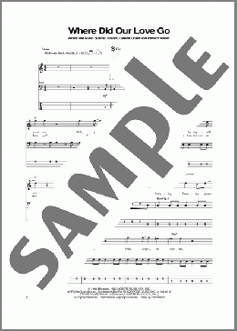 Where Did Our Love Go(The Supremes) 楽譜 ベース ダウンロード