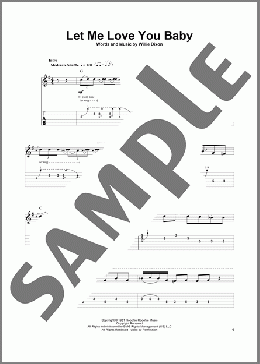 Let Me Love You Baby(Buddy Guy) 楽譜 ギタースコア ダウンロード