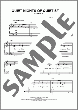 Quiet Nights Of Quiet Stars (Corcovado)(Andy Williams) 楽譜 ピアノ（ソロ） ダウンロード