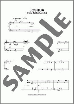 Joshua (Fit The Battle Of Jericho) (arr. Kurt Kaiser)(African-American Spiritual) 楽譜 ピアノ（ソロ） ダウンロード