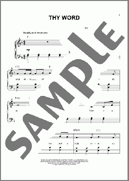 Thy Word (arr. Phillip Keveren)(Amy Grant) 楽譜 ピアノ（ソロ） ダウンロード
