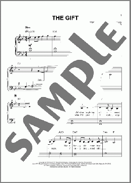 The Gift(Jim Brickman) 楽譜 ピアノ（ソロ） ダウンロード