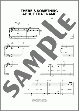 There's Something About That Name(Bill & Gloria Gaither) 楽譜 ピアノ（ソロ） ダウンロード
