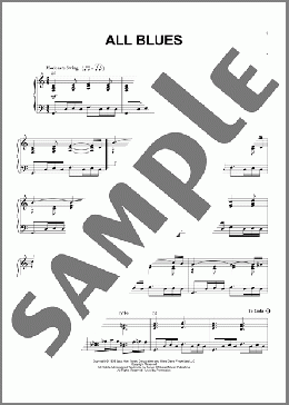 All Blues(Miles Davis) 楽譜 ピアノ（ソロ） ダウンロード