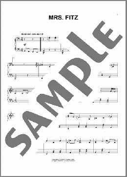 Mrs. Fitz (from Outlander)(Bear McCreary) 楽譜 ピアノ（ソロ） ダウンロード
