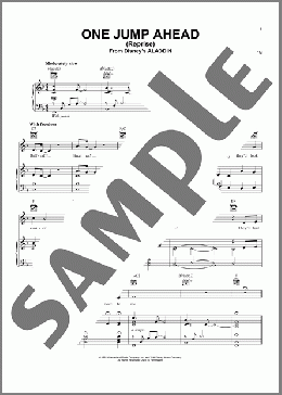 One Jump Ahead (Reprise) (from Disney's Aladdin)(Mena Massoud) 楽譜 ピアノ & ボーカル & ギター ダウンロード