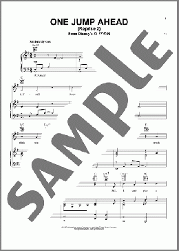 One Jump Ahead (Reprise 2) (from Disney's Aladdin)(Mena Massoud) 楽譜 ピアノ & ボーカル & ギター ダウンロード