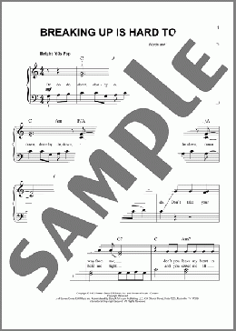 Breaking Up Is Hard To Do(Neil Sedaka) 楽譜 ピアノ（ソロ） ダウンロード