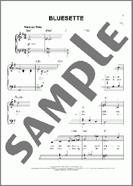 Bluesette(Toots Thielmans) 楽譜 ピアノ（ソロ） ダウンロード