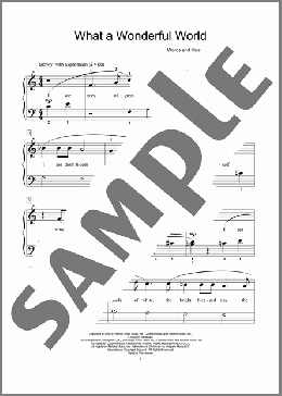 What A Wonderful World (arr. Mona Rejino)(Louis Armstrong) 楽譜 ピアノ（ソロ） ダウンロード