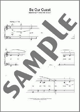 Be Our Guest (from Beauty and The Beast) (arr. Fred Kern)(Alan Menken/Howard Ashman/Alan Menken & Howard Ashman) 楽譜 ピアノ（ソロ） ダウンロード