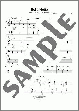 Bella Notte (This Is The Night) (from Lady And The Tramp) (arr. Mona Rejino)(Peggy Lee) 楽譜 ピアノ（ソロ） ダウンロード