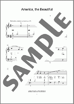 America, The Beautiful (arr. Phillip Keveren)(Samuel A. Ward/Katharine Lee Bates) 楽譜 ピアノ（ソロ） ダウンロード