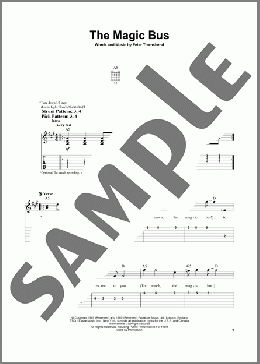 The Magic Bus(The Who) 楽譜 ギター（ソロ） ダウンロード