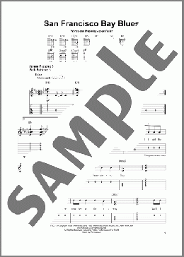 San Francisco Bay Blues(Eric Clapton) 楽譜 ギター（ソロ） ダウンロード